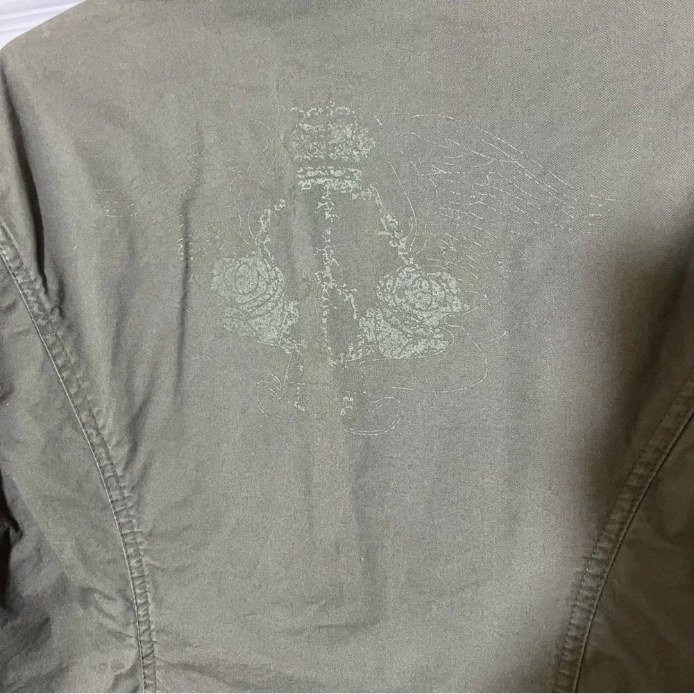 dots Army Green Utility Jacket